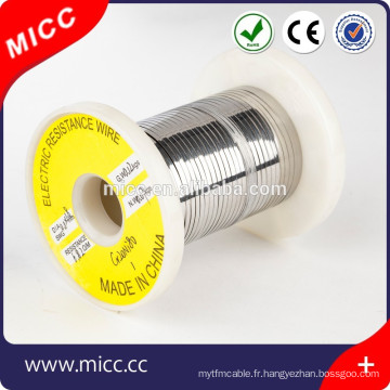 MICC résistance lumineuse Ni70Cr30 fil chauffant